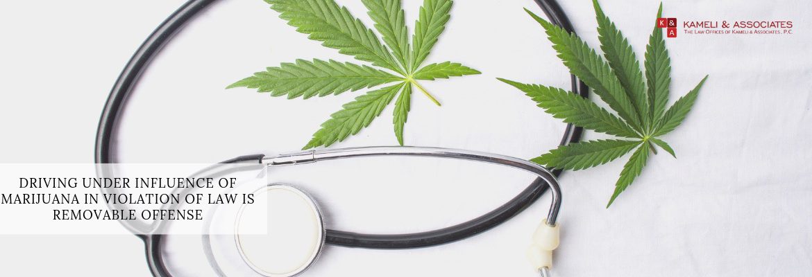 DUI of Marijuana in Pennsylvania Is a Removable Offense