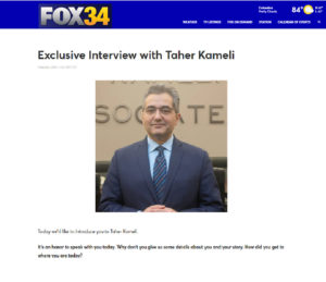 Taher Kameli NBC CBS Interview